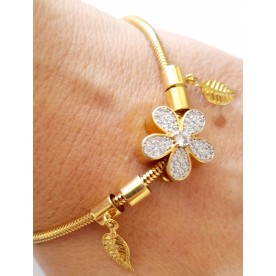 Pulseira primavera com berloques