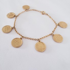 Pulseira medalhas Nossa Senhora