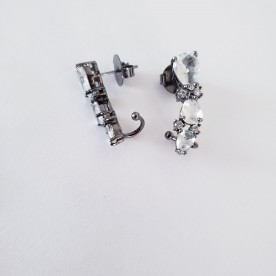 Brinco Earcuff Cristais 